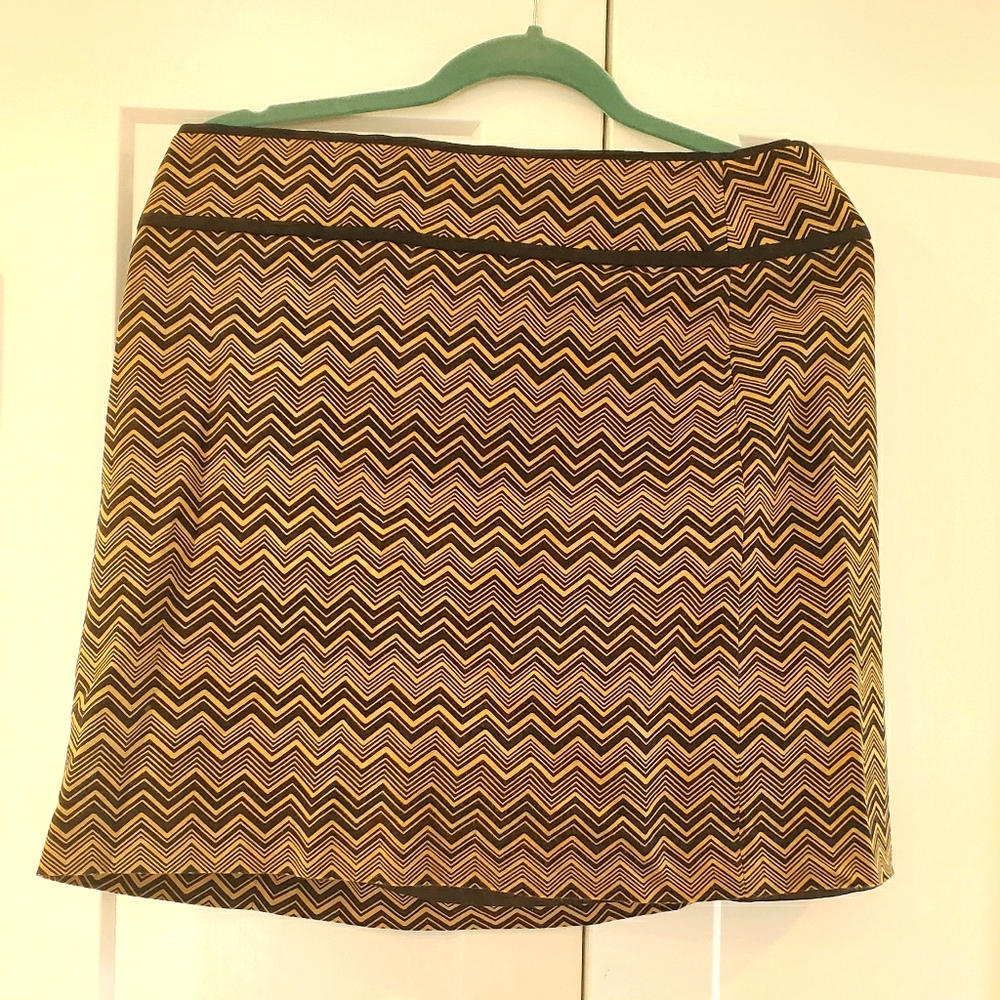 Loft Women's zig zag skirt